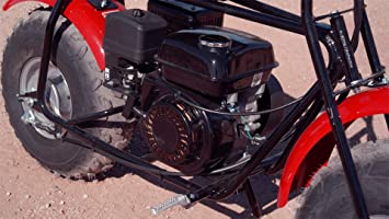 Coleman Powersports CT200U-AB Gas Powered Trail Mini-Bike, 196cc6.5HP, Black