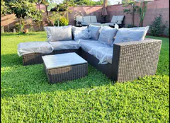5 patio set wicker outdoor combination sofa