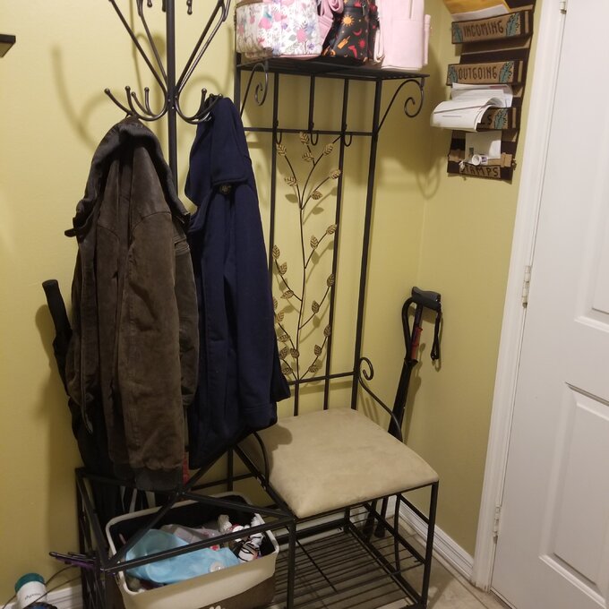 【Furniture】Clift 36.25'' Wide Hall Tree with Shoe Storage