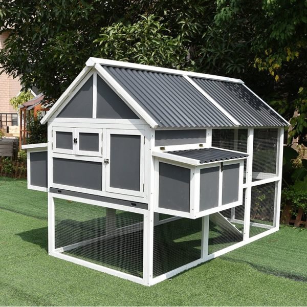 SUPER LARGE OUTDOOR WOODEN CHICKEN COOP/POULTRY CAGE/PET HOUSE