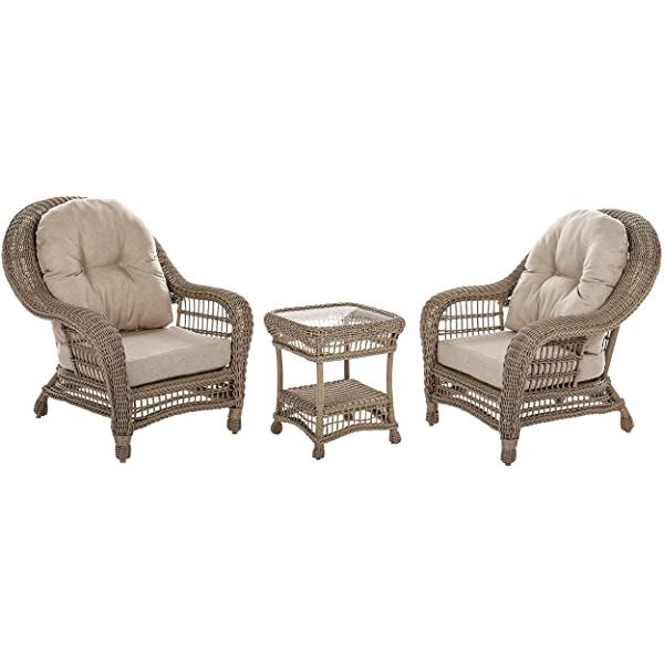 W Unlimited Saturn Collection Outdoor Garden Patio Chair Light Brown 1 Chair