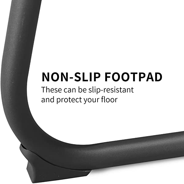 PURPLE LEAF Outdoor Patio Bistro Set, 3 Pieces Retro Porch Furniture Set 2 C-Spring Metal Outdoor Chairs and Round Side Table, Blue