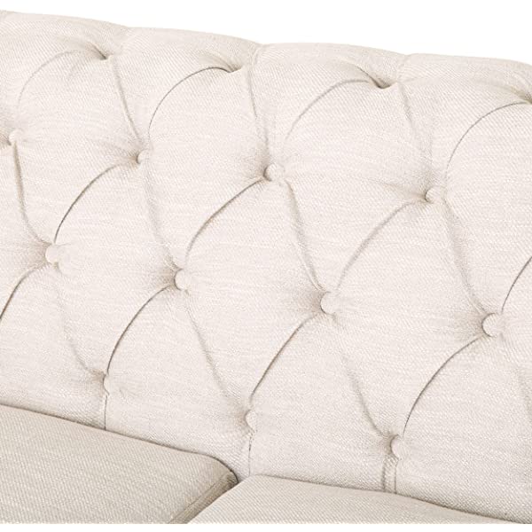 Christopher Knight Home Castalia Sofas, Midnight Black + Dark Brown Midnight Black + Dark Brown Birch Wood