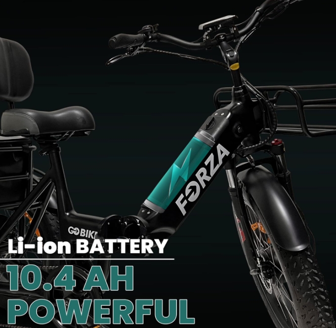 · MALISA Electric Trike for Adults, 3 Wheel Motorized Bicycle with Big Wheels, Long Range Adult.