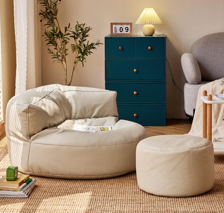 Modern single sofa household small apartment living room bedroom sofa balcony lounge chair