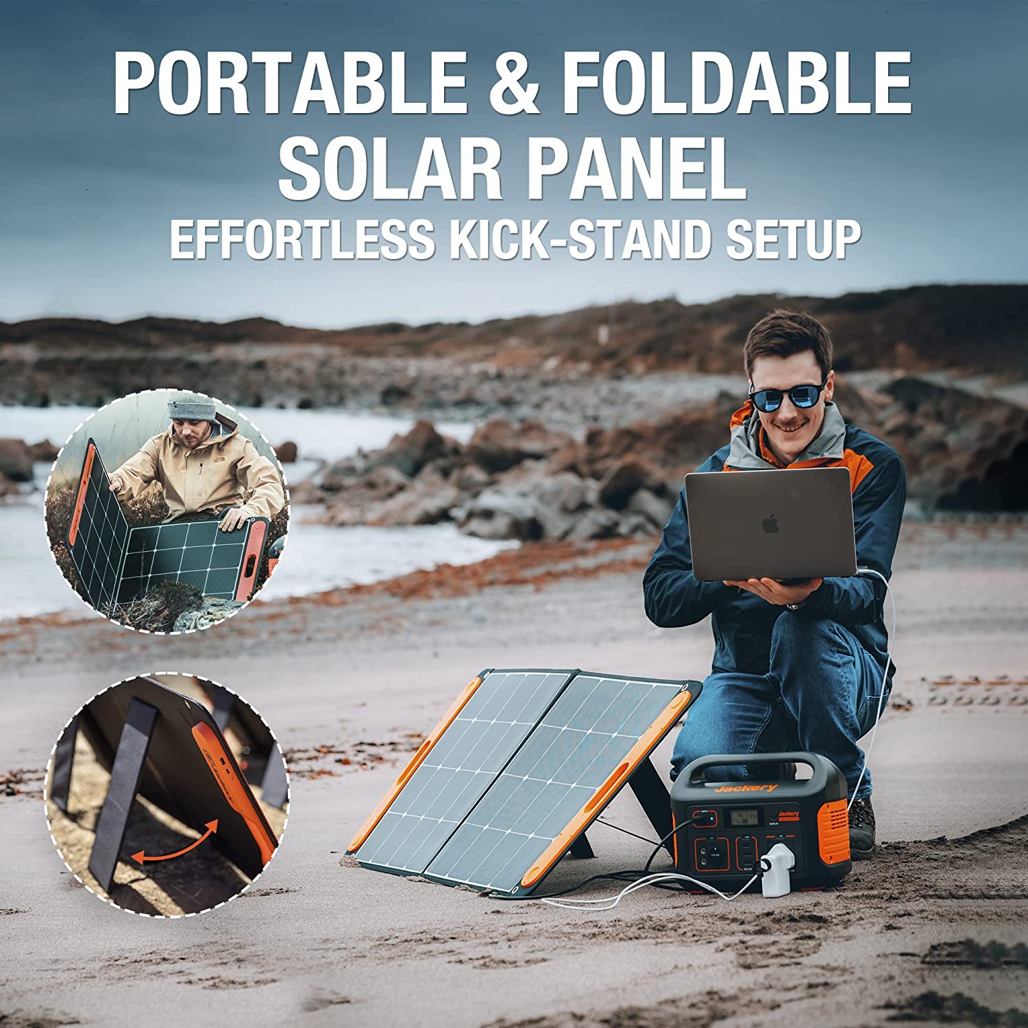 Generator 500,518WH power station with  100W solar panels