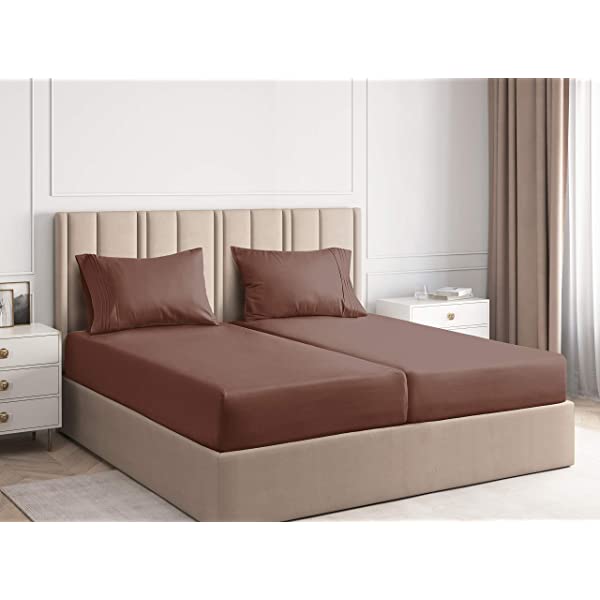 Queen Size Sheet Set - 4 Piece - Hotel Luxury Bed Sheets - Extra Soft - Deep Pockets - Easy Fit - Breathable & Cooling Sheets - Wrinkle Free - Comfy – Dark Grey Bed Sheets - Queens Sheets – 4 PC Queen Grey