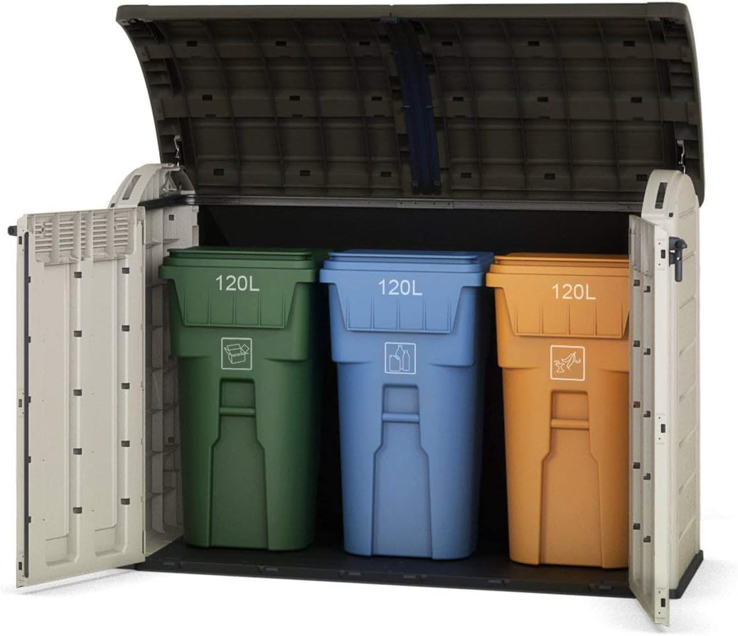 Keter Store It Out Ultra 2000L Bike Shed - Beige/Brown