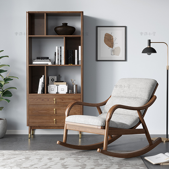 Haotian FST15-DG comfortable relaxation chair, recliner relaxation chair cushion + footrest