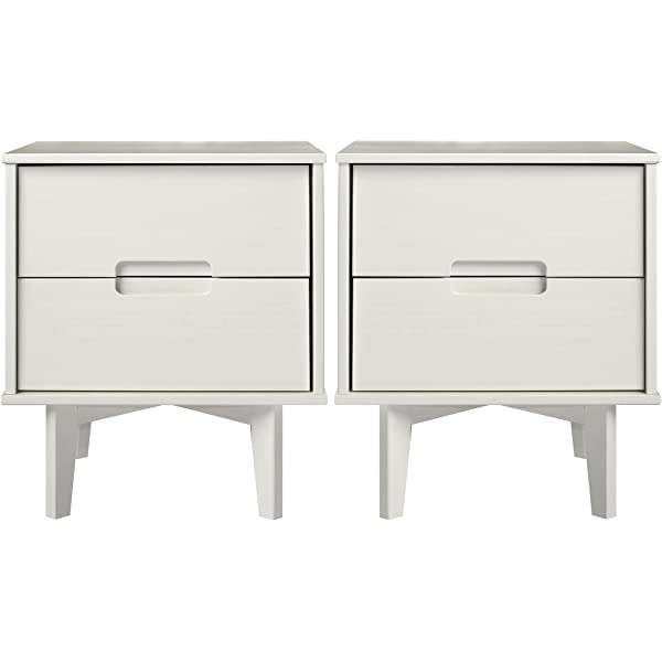 Walker Edison Mid Century Modern Grooved Handle Wood Dresser Bedroom Storage Drawer Organizer Closet Hallway, 6 Drawer, Caramel Caramel 1 pack 6 Drawer