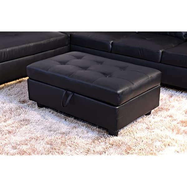 Beverly Fine Funiture Sectional Sofa Set, 92A White