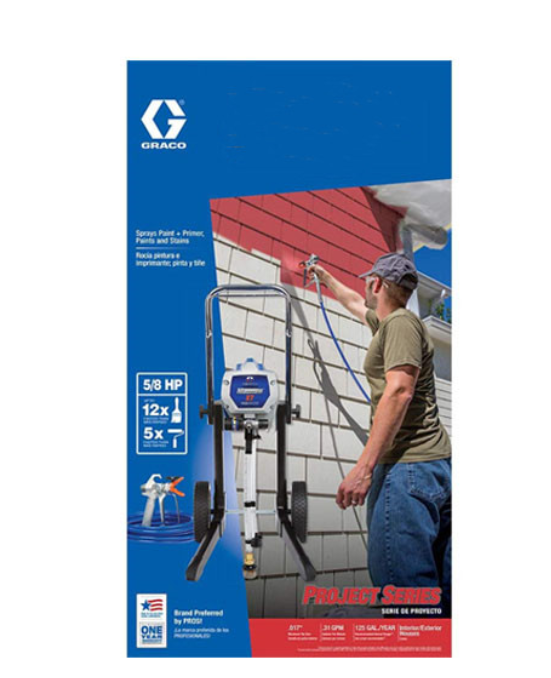 Graco Magnum 262805 X7 Cart Airless Paint Sprayer, Gray