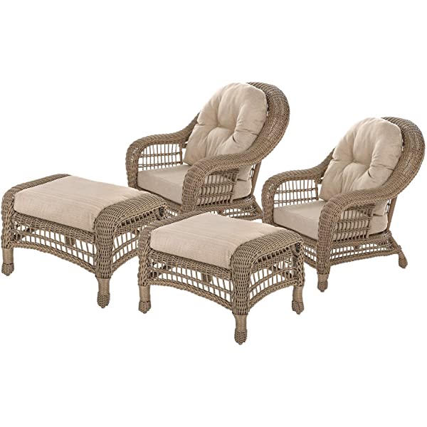 W Unlimited Saturn Collection Outdoor Garden Patio Chair Light Brown 1 Chair