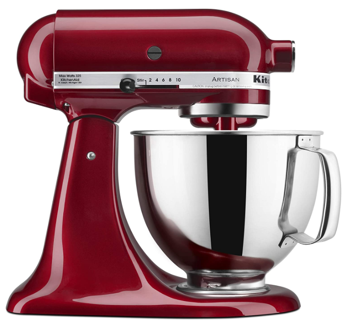 KitchenAid 5-Qt. Tilt-Head Stand Mixer KSM150PSBM Artisan Series, 5 Quart, Black Matte