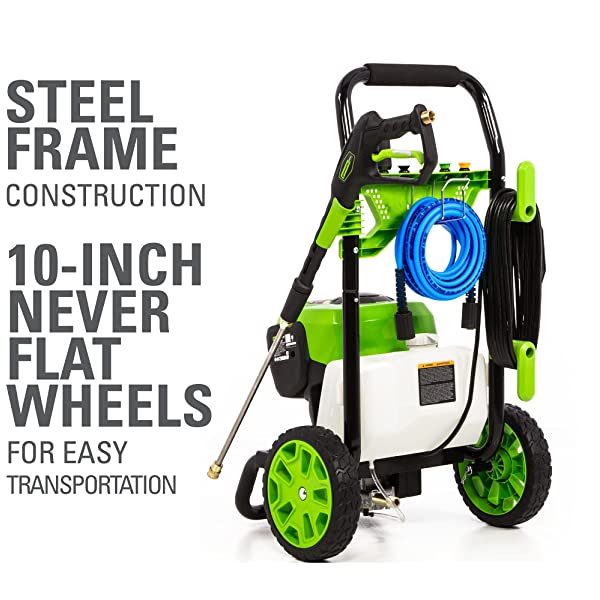Greenworks Pro 2300 Max PSI @ 2.3 GPM (14 Amp) Brushless Electric Pressure Washer GW2300