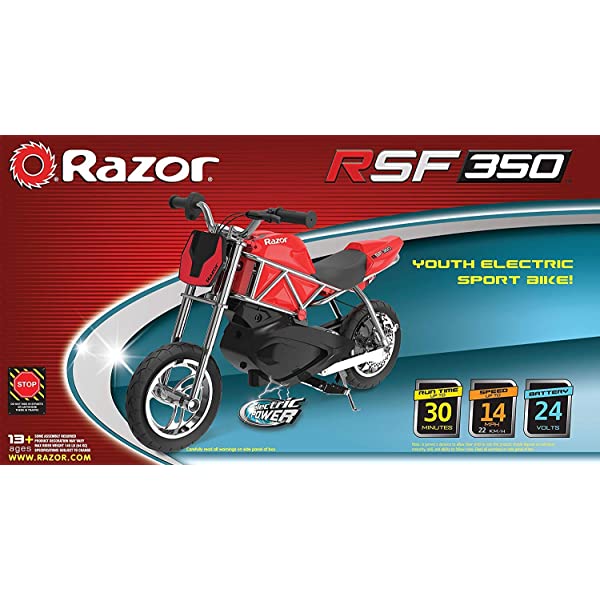 Razor RSF350 Electric Street Bike - Red/Black