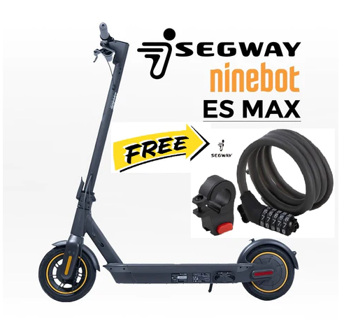 Segway Ninebot MAX Electric Scooter, Max Speed 18.6 MPH, Long Range Battery, Foldable Portable.