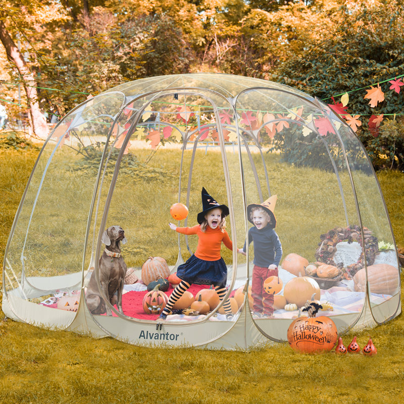 Bubble 15 Ft. W x 15 Ft. D Fiberglass Patio Gazebo