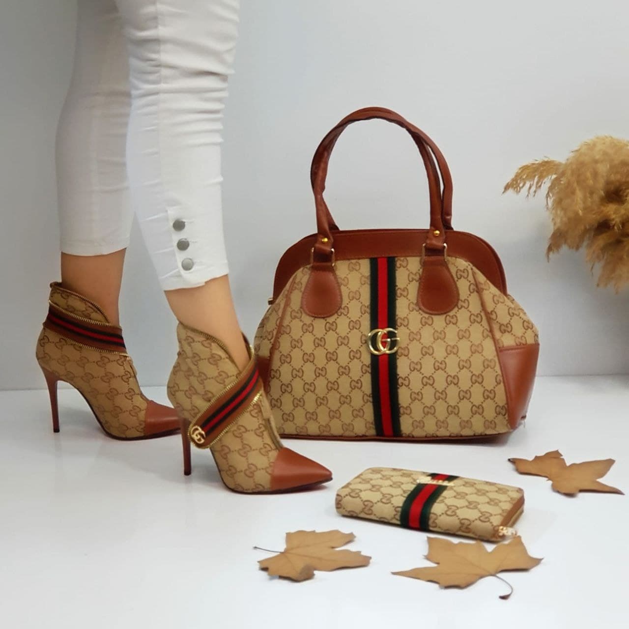 Bag,Shoes and Wallet Combine