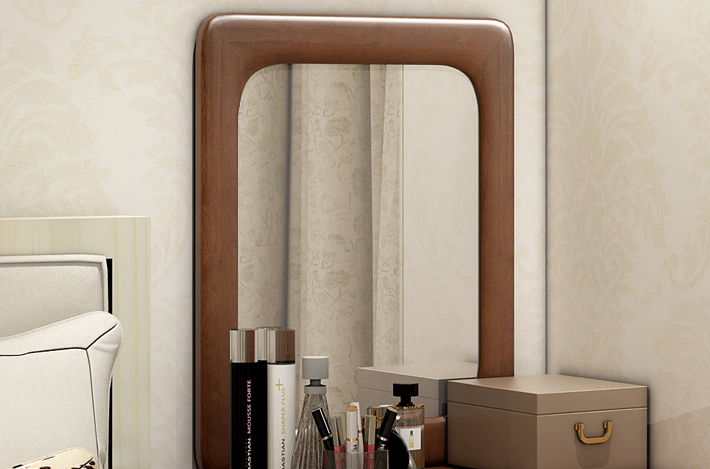 Nordic solid wood dressing table net red ins small apartment bedside dressing table bedroom modern minimalist mini dressing table