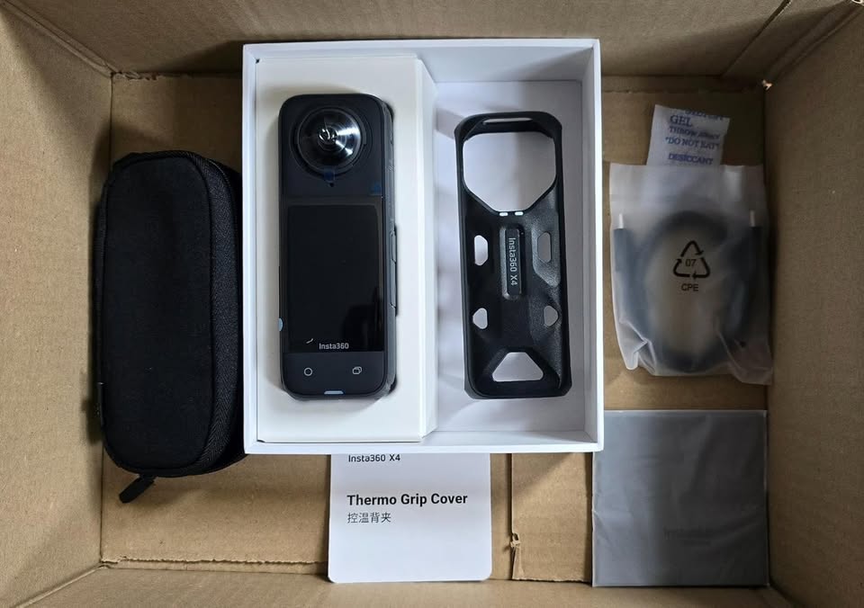 Insta360 X4 Endurance Bundle - 8K Waterproof 360 Action Camera, 4K Wide-Angle Video, Invisible