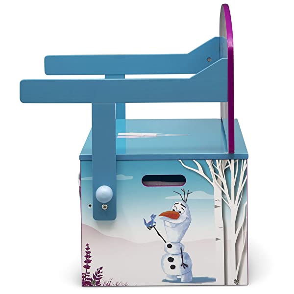 Delta Children MySize Kids Convertible Activity Bench, Bianca White Bianca White MySize