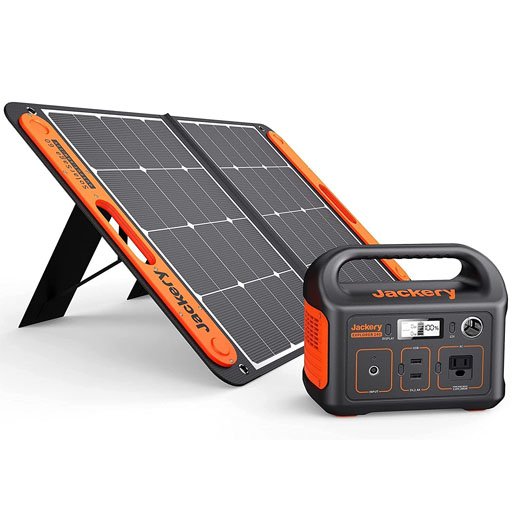 Jackery Solar Generator 240, 240Wh Backup Lithium Battery, 110V200W Pure Sine Wave AC Outlet, Solar Generator for Outdoors Camping Travel Hunting Emergency