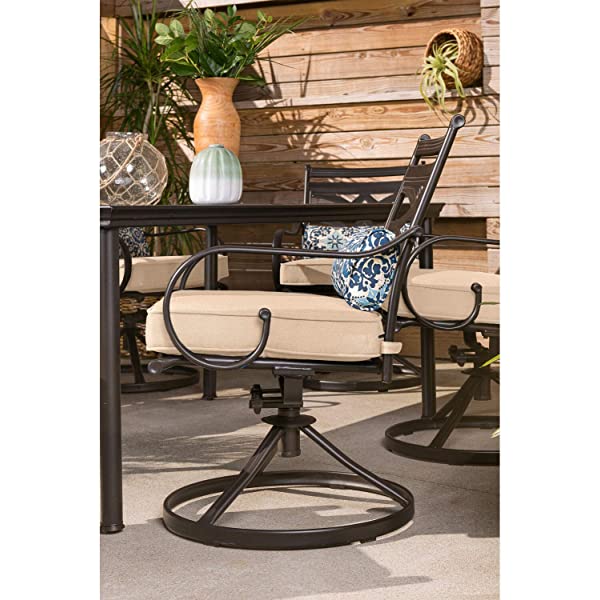 Hanover MCLRDN5PCSQSW4-CHL Montclair, Red Outdoor Furniture