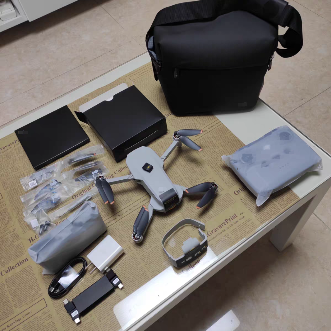 Fly More Combo-ultra-light foldable drone, 3-axis gimbal, with 4K camera, 12 million