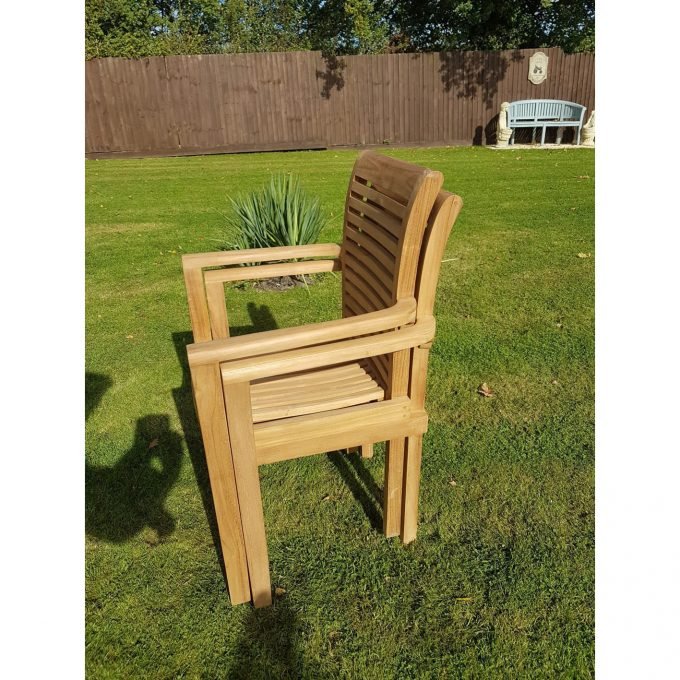 Outdoor teak furniture dining table