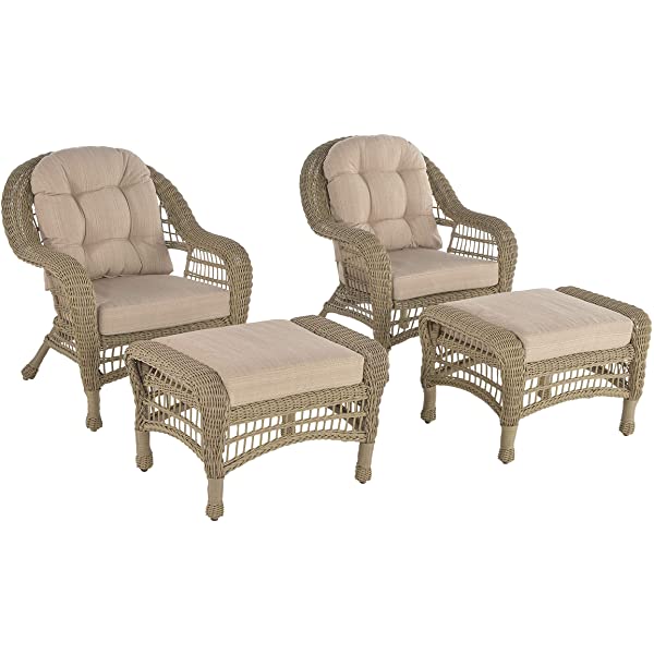 W Unlimited Saturn Collection Outdoor Garden Patio Chair Light Brown 1 Chair