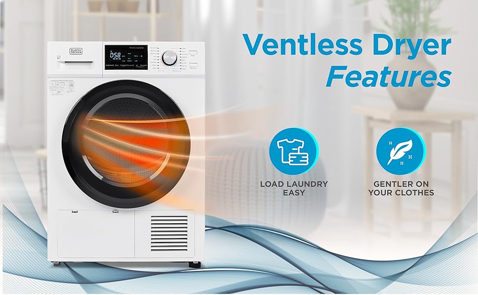 ventless dryer features