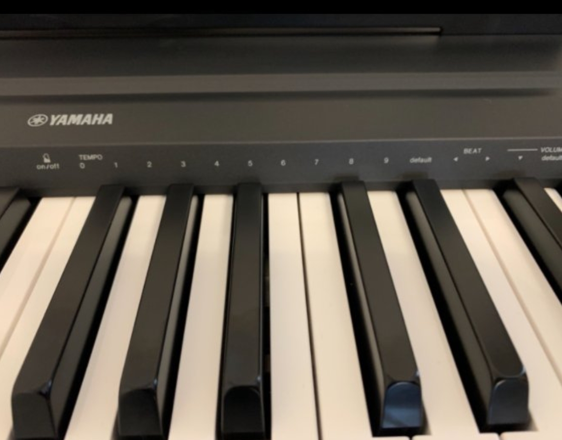 YAMAHA P-45B Digital Piano - Light and Portable Piano for Hobbyists and Beginners, in Black