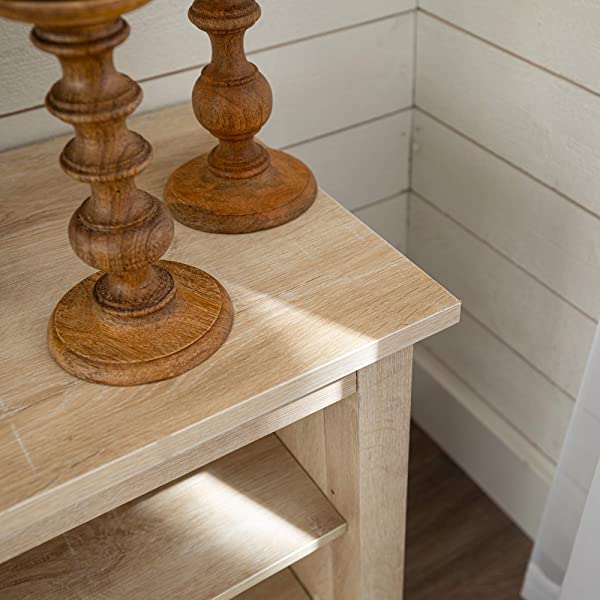 Walker Edison Wren Classic 4 Cubby TV Stand for TVs up to 65 Inches, 58 Inch, Black Black 58 InchTV Stand