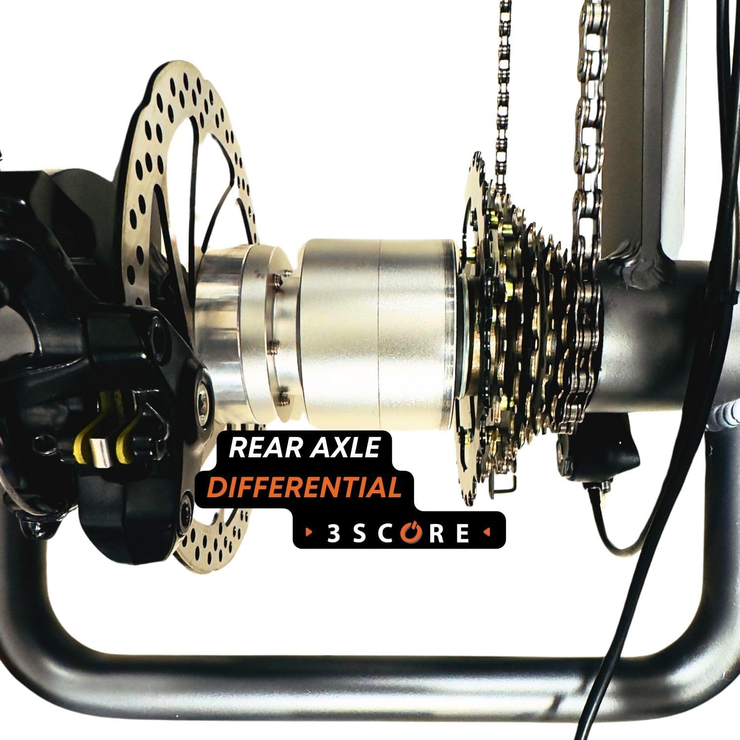 Electric Fat Trike 750W Motor and 48V Lithium Rechargeable Battery - Etrike 24 Inch Fat Tire - Foldable Electric Cruiser Tricycle